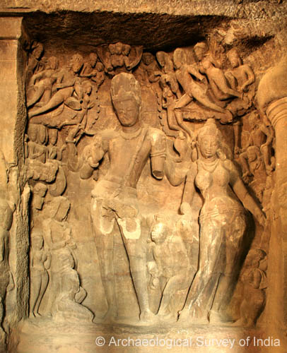 Image result for elephanta caves gangadhar