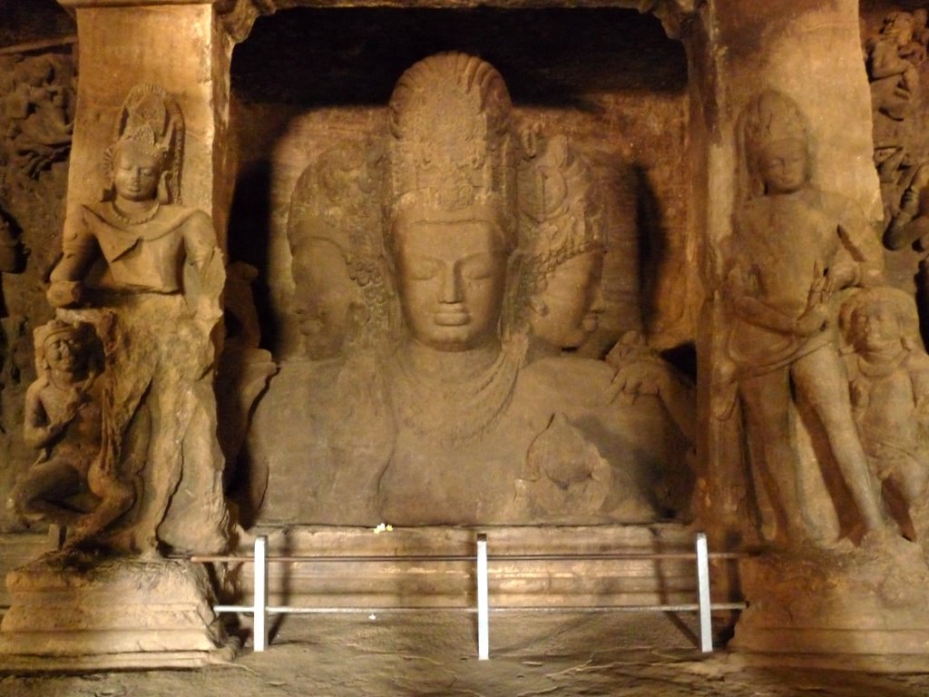 Image result for elephanta caves sculptures