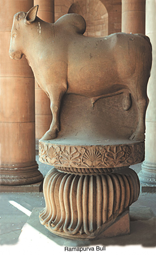 Image result for rampurva bull pillar
