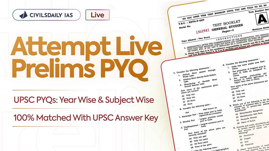 attempt live prelims pyq